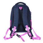 Рюкзак школьный, 40 х 27 х 20 см, Grizzly, эргономичная спинка, отделение для ноутбука, синий - Фото 5