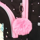 Рюкзак школьный, 40 х 27 х 20 см, Grizzly, эргономичная спинка, отделение для ноутбука, чёрный - фото 24660192