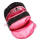 Рюкзак школьный, 40 х 27 х 20 см, Grizzly, эргономичная спинка, отделение для ноутбука, чёрный - фото 24660189