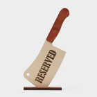 Табличка настольная Доляна «Reserved. Топор», фанера, 24×15×4.5 см - Фото 2