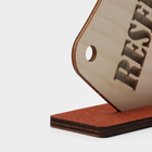 Табличка настольная Доляна «Reserved. Топор», фанера, 24×15×4.5 см - Фото 4