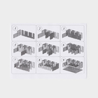 Подставка - органайзер деревянный барный Доляна, под стаканы, крышки, трубочки, салфетки, 40×25×15 см - Фото 11