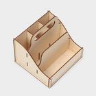 Подставка - органайзер деревянный для специй с ручкой Доляна, 17×16×16 см - Фото 4