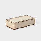 Ящик деревянный для хранения - чекница Доляна, 17,3×8,8×4,4 см - Фото 3