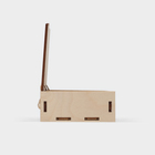 Ящик деревянный для хранения - чекница Доляна, 17,3×8,8×4,4 см - фото 4604551