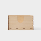 Подставка - органайзер деревянный для хранения Доляна «Рейки», 20×14×7,7 см - фото 4604559