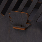 Подставка - органайзер деревянный Доляна «Барный», под стаканы, крышки, трубочки, салфетки, 29,4×29,4×29,4 см, цвет тёмный - фото 4604572