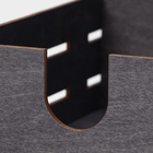 Подставка - органайзер деревянный для специй Доляна «Рейка», 20×14×7,7 см, цвет тёмный - фото 4614930