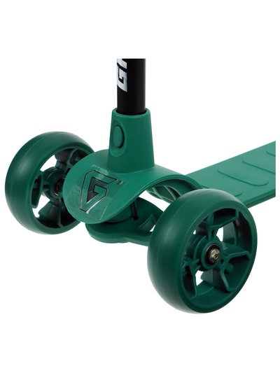 Самокат детский GRAFFITI Baby 24, колёса PU 120/100 мм, зелёный
