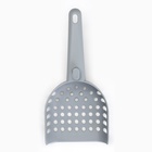 Совок для кошачьего туалета, 23×11×5.5, серый - Фото 4