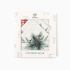 Набор новогодний «Этель» New Years treat: скатерть 150×220 см ±3 см с ВГМО, салфетка 40×40 см-12 шт., 100% хлопок - Фото 12