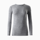 Джемпер (лонгслив) женский MINAKU: Knitwear collection цвет серый ,р-р 42 - фото 321776998