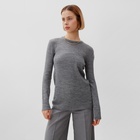 Джемпер (лонгслив) женский MINAKU: Knitwear collection цвет серый ,р-р 42 - фото 322025624