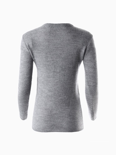 Джемпер женский MINAKU: Knitwear collection, серый, размер 44