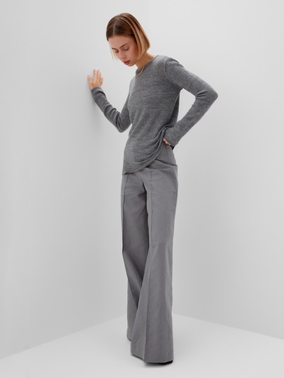 Джемпер женский MINAKU: Knitwear collection, серый, размер 44