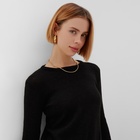 Джемпер (лонгслив) женский MINAKU: Knitwear collection цвет черный ,р-р 42 10442941 - фото 83893