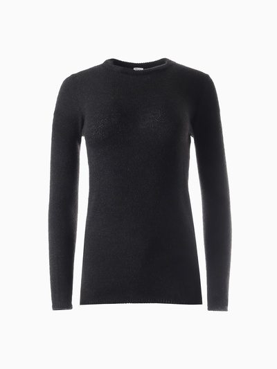 Джемпер женский MINAKU: Knitwear collection, чёрный, размер 50