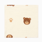 Набор платочков Крошка Я Bear, 20*20 см-5 шт, муслин, 100 % хлопок - фото 24602850