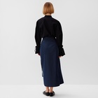 Юбка на запах женская MINAKU: Jeans Collection цвет синий, р-р 48 - Фото 4