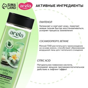Гель для душа женский «Балийское спа», 250 мл, аромат водной лилии, ARELA (комплект 2 шт)