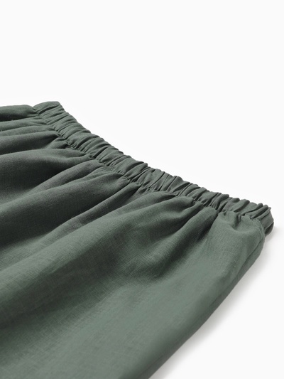 Брюки женские oversize MINAKU: Safari, зелёные, размер 42