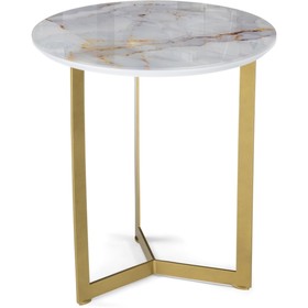 Журнальный стол Роб D-450 золото металл, золотой 45x45x50 см 10509632