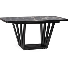 Стол деревянный Эудес металл, черный 90x155x76 см