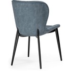 Стул на металлокаркасе Катабучи kiprus 11 металл/ткань, черный/серый 50x58x79 см 10510053