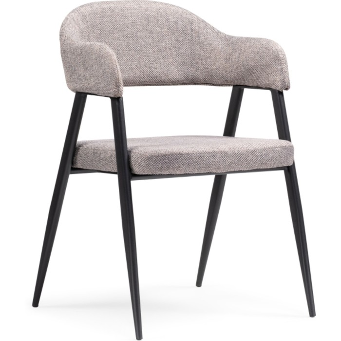 Стул для кухни Twin, на металлокаркасе, цвет чёрный/серый