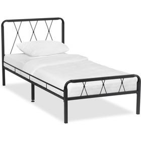 Кровать Иоханна 18 металл, черный 900х2000