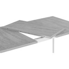 Стол деревянный Колон Лофт металл, бетон/белый 75x120x75 см - Фото 7