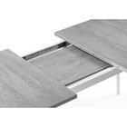 Стол деревянный Колон Лофт металл, бетон/белый 75x120x75 см - Фото 8