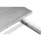 Стол деревянный Колон Лофт металл, бетон/белый 75x120x75 см - Фото 9