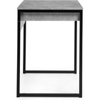 Компьютерный стол Леон Лофт металл, бетон/черный 55x110x75 см - Фото 3