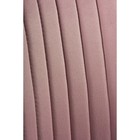 Стул на металлокаркасе Gabi металл/велюр, черный/розовый 50x53x79 см 10510756