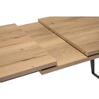 Стол деревянный Кхал металл, графит/черный 80x140x78 см  (артикул 10510772)  большой выбор товаров оптом и в розницу по низким ценам с доставкой