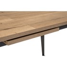 Стол деревянный Кхал металл, графит/черный 80x140x78 см  (артикул 10510772)  большой выбор товаров оптом и в розницу по низким ценам с доставкой