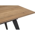 Стол деревянный Кхал металл, графит/черный 80x140x78 см  (артикул 10510772)  большой выбор товаров оптом и в розницу по низким ценам с доставкой