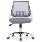 Кресло детское Ergoplus light металл/сетка, хром/серый 57x63x91 см - Фото 2