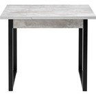 Стол деревянный Форли металл, бетон/черный 67x90x77 см - Фото 5