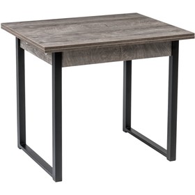 Стол деревянный Форли металл, дуб рошелье/черный 67x90x77 см