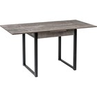 Стол деревянный Форли металл, дуб рошелье/черный 67x90x77 см - Фото 2