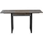 Стол деревянный Форли металл, дуб рошелье/черный 67x90x77 см - Фото 5