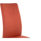 Стул на металлокаркасе Tod металл/вельвет, черный/Red 43x52x101 см - Фото 3