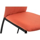 Стул на металлокаркасе Tod металл/вельвет, черный/Red 43x52x101 см - Фото 5