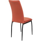Стул на металлокаркасе Tod металл/вельвет, черный/Red 43x52x101 см - Фото 10