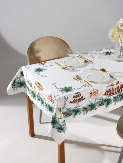 Набор новогодний «Этель» New Years treat: скатерть 150×110 см ±3 см с ВГМО, салфетки 40×40 см, 4 шт.