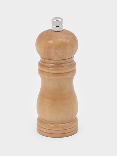 Мельница для специй Доляна, 13.5×4.5 см, металлический механизм, бежевая