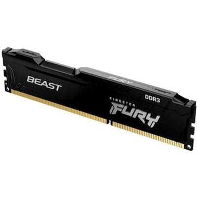 Память DDR3 4GB 1600MHz Kingston KF316C10BB/4 Fury Beast Black RTL PC3-12800 CL10 DIMM 240-   106500