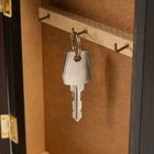 Ключница "Бабочки" 16х21 см венге - фото 24620816